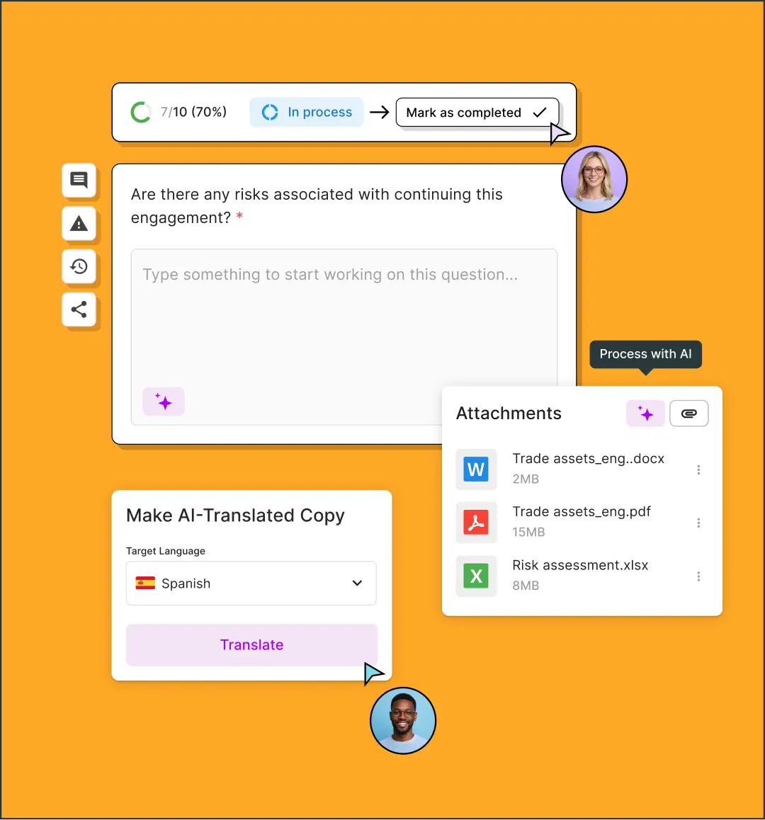 Tickmark audit workflow interface preview with AI-assisted audit workpapers